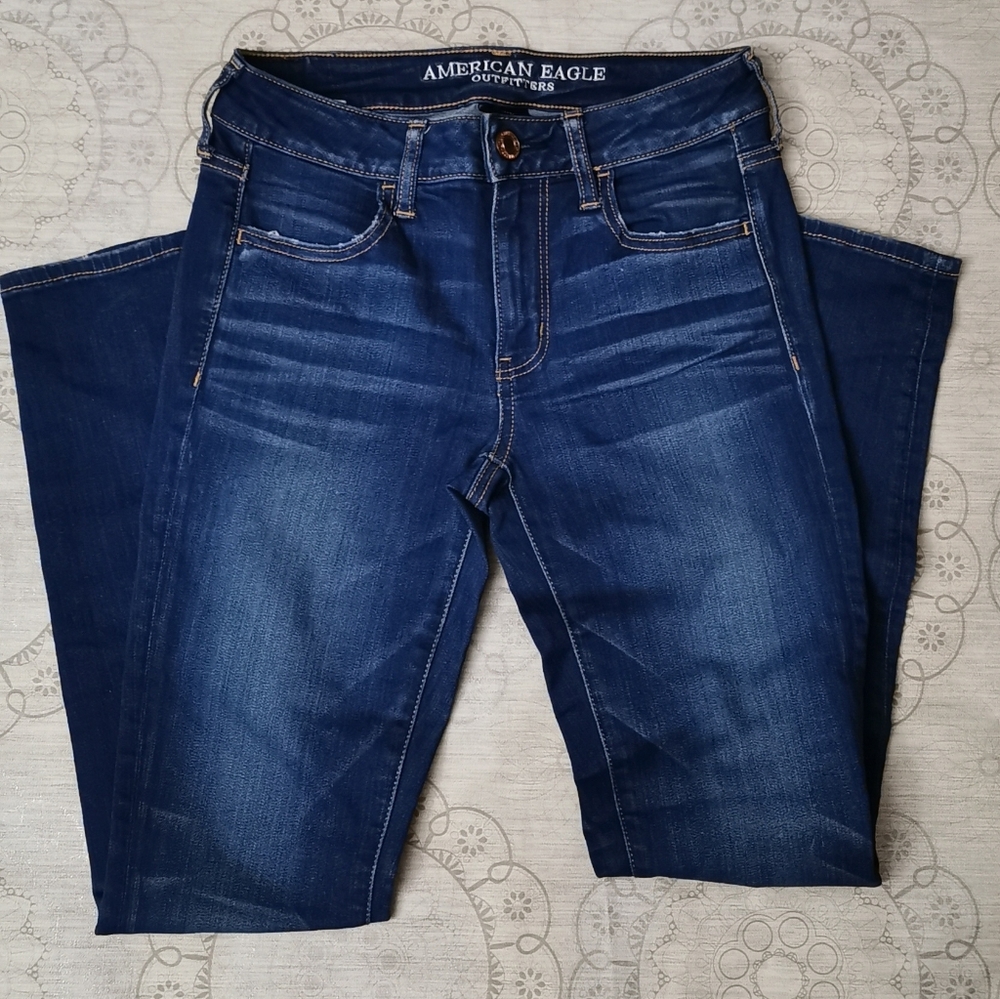 American Eagle Blue Jegging - Picture 1 of 8
